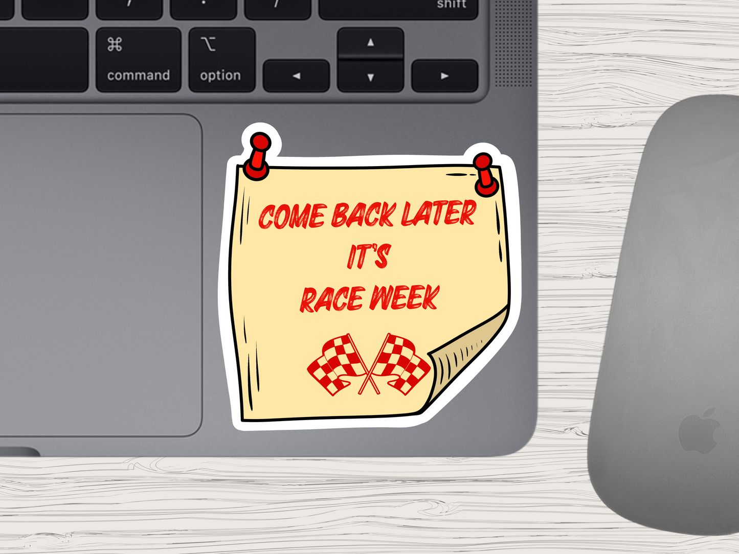 it's race week | f1 sticker