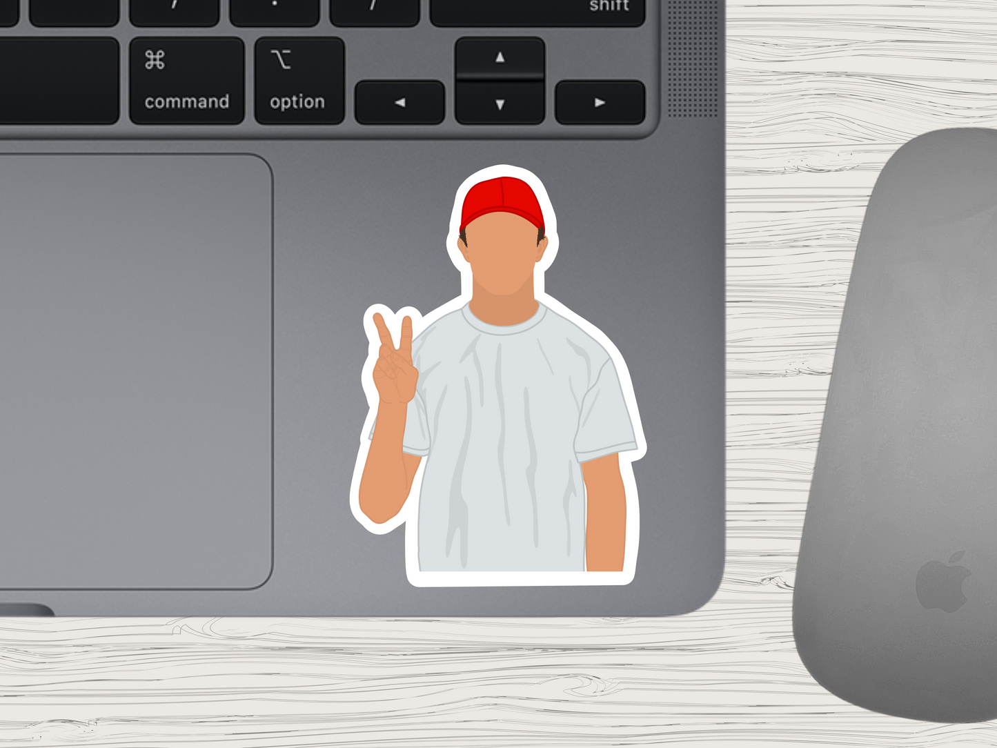 nyck de vries | peace sticker