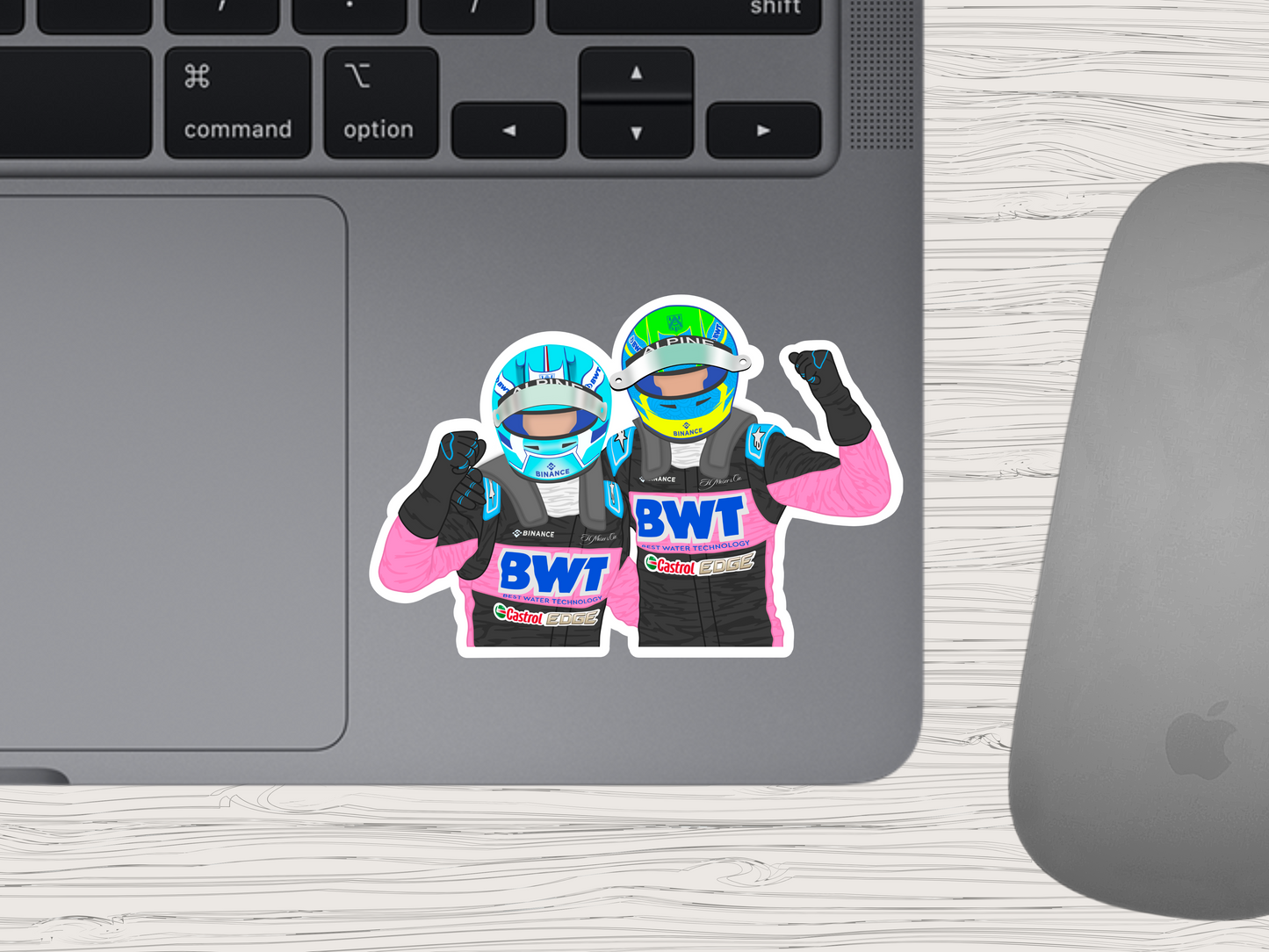 alpine podium | brazil gp sticker