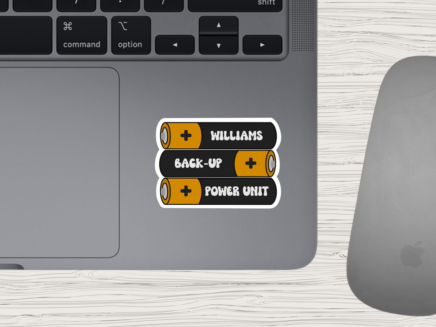 f1 | williams power unit sticker