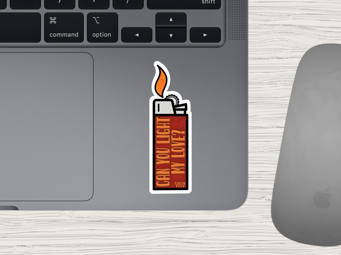 light my love | greta van fleet sticker
