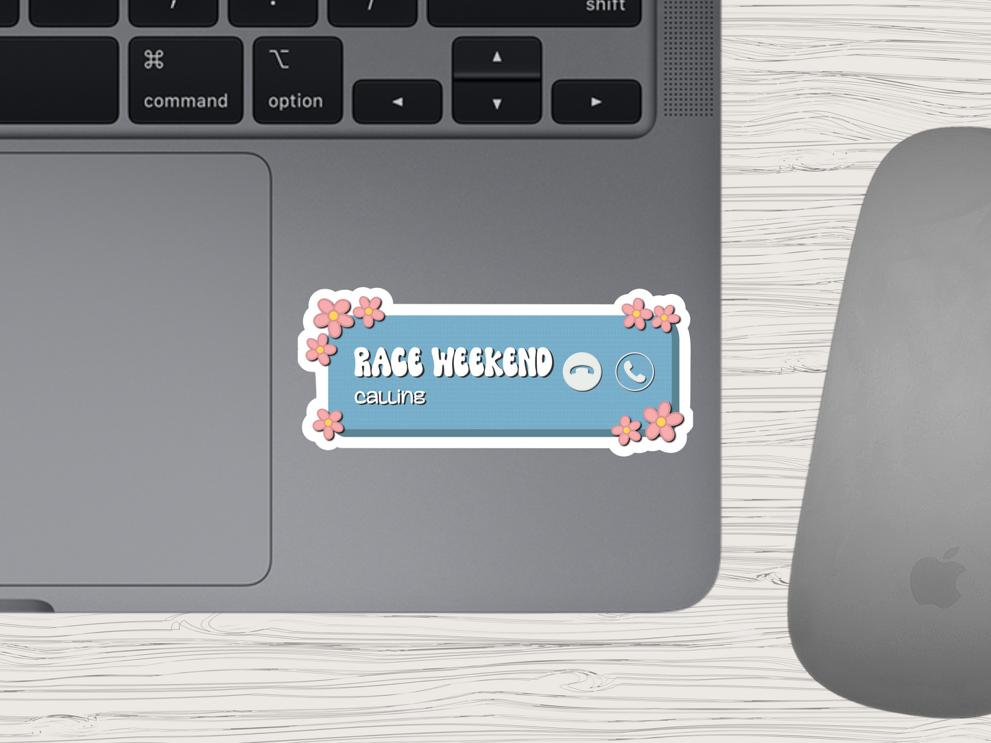 race weekend calling | f1 sticker