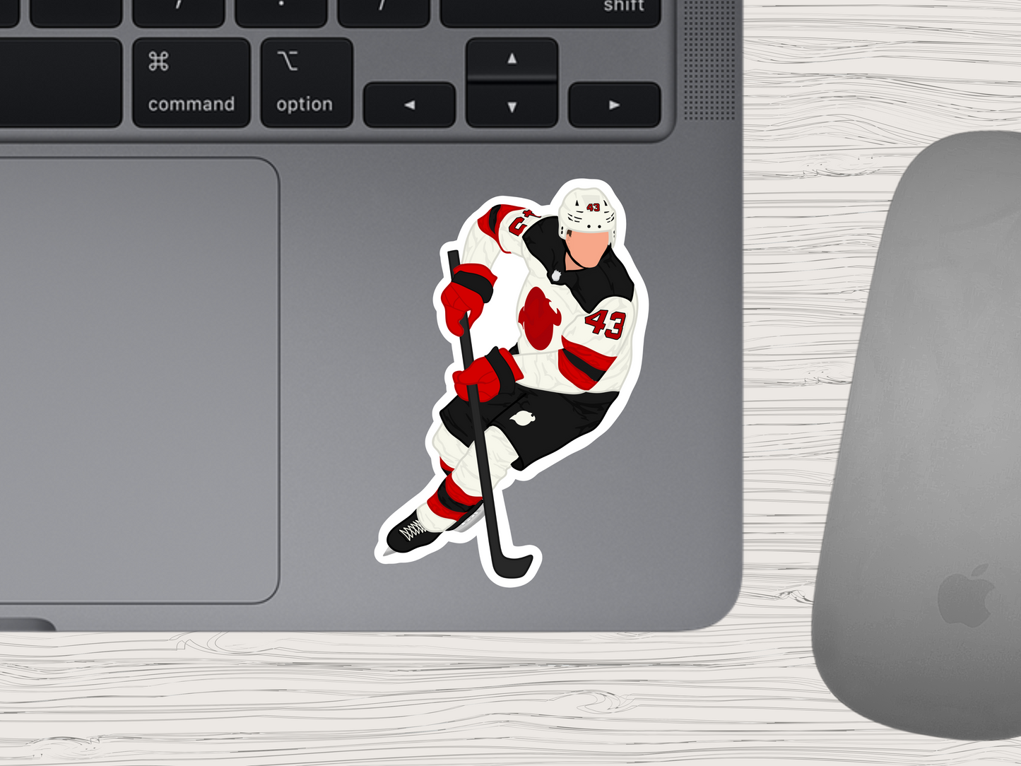 luke hughes | nhl sticker