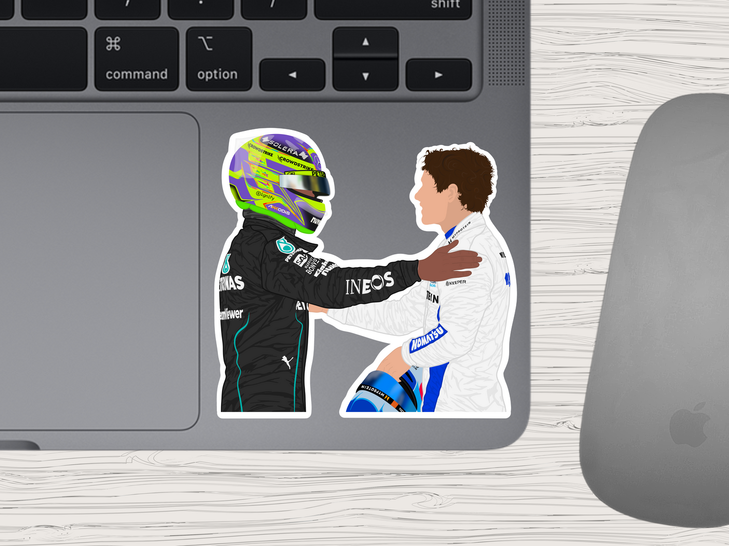 lewis and franco | besties sticker