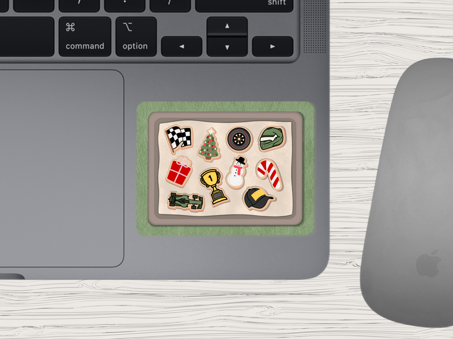f1 holiday cookies | f1 sticker