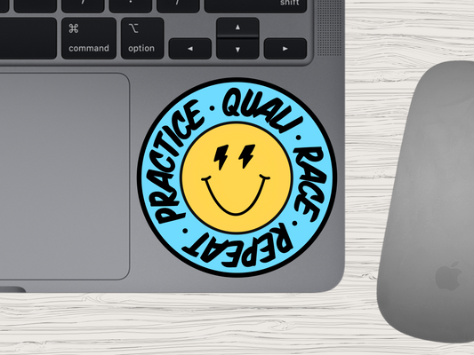 practice, quali, race, repeat | f1 sticker