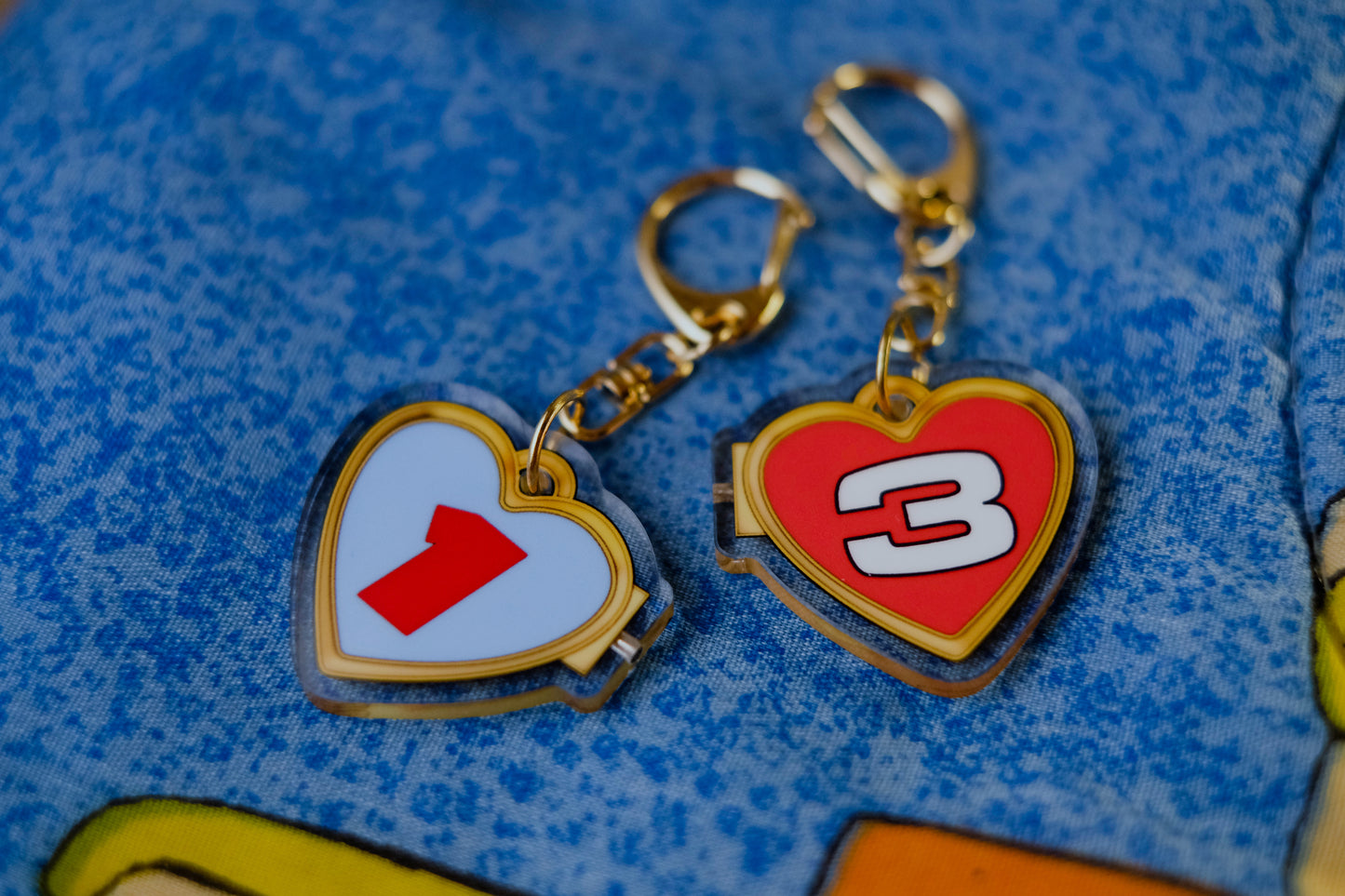 f1 bestie keychains - 2 included! | magnetic driver keychains