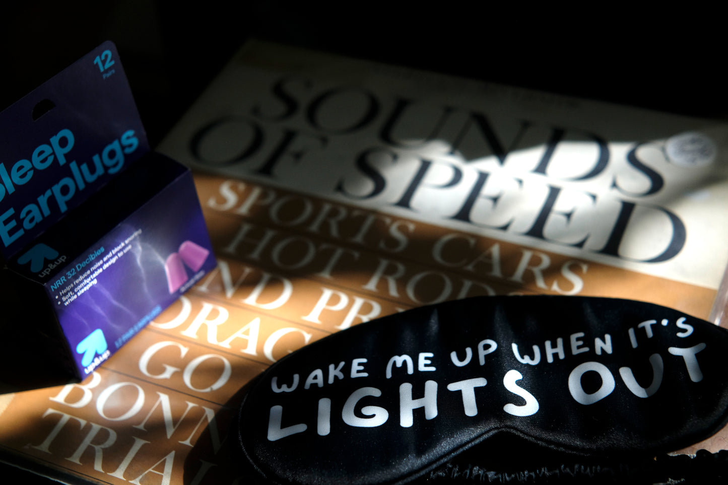 wake me up when it's lights out | f1 eye mask