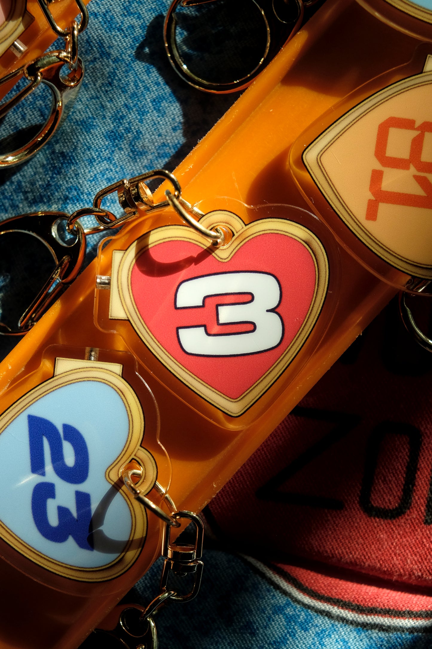 f1 bestie keychains - 2 included! | magnetic driver keychains