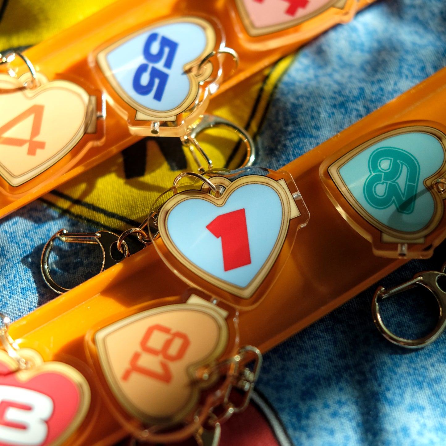 f1 bestie keychains - 2 included! | magnetic driver keychains