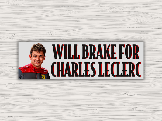 charles leclerc | bumper sticker