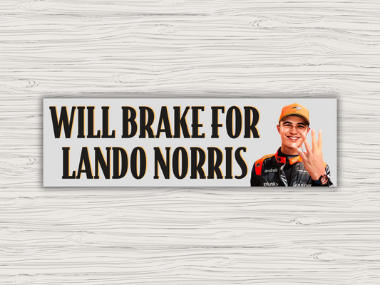 lando norris | bumper sticker