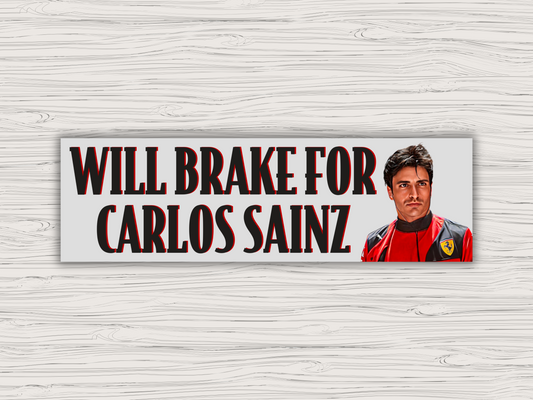 carlos sainz | bumper sticker