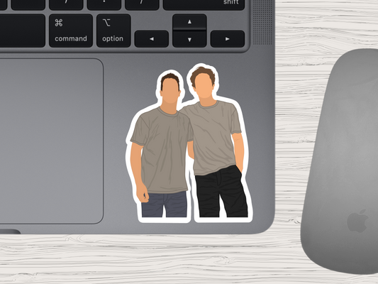 daniel ricciardo & scotty james | f1 besties sticker