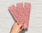 red mosaic bookmark | bookish merch