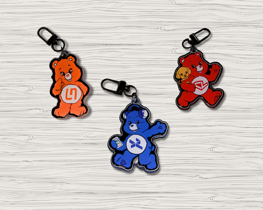 f1 driver | bear keychain