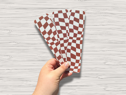 f1 bookmark | checkered print