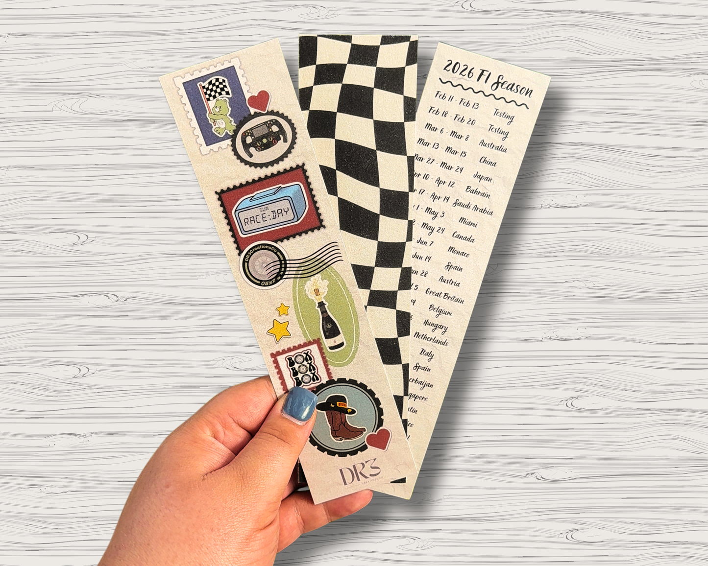 f1 bookmarks | 2026 season pack