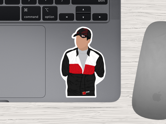 zhou guanyu | suit up sticker