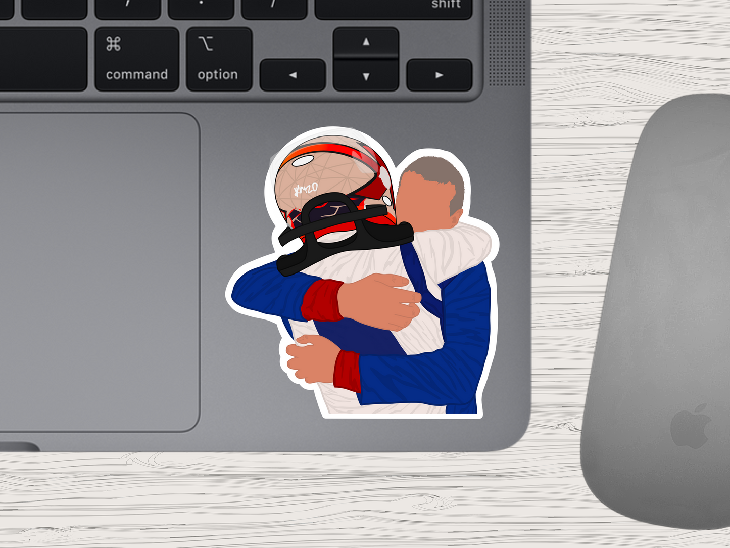 kevin and guenther | haas sticker