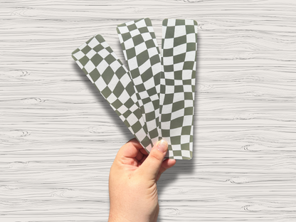 f1 bookmark | checkered print