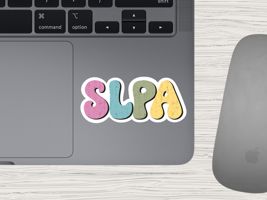 speech therapy | slpa sticker