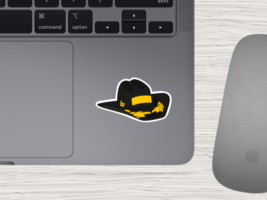 f1 | cowboy hat sticker