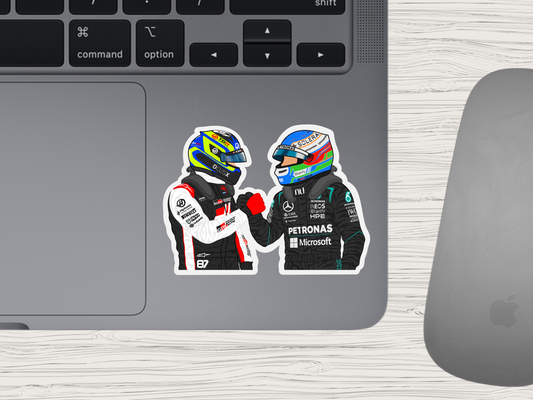 ollie & kimi | f1 duo sticker