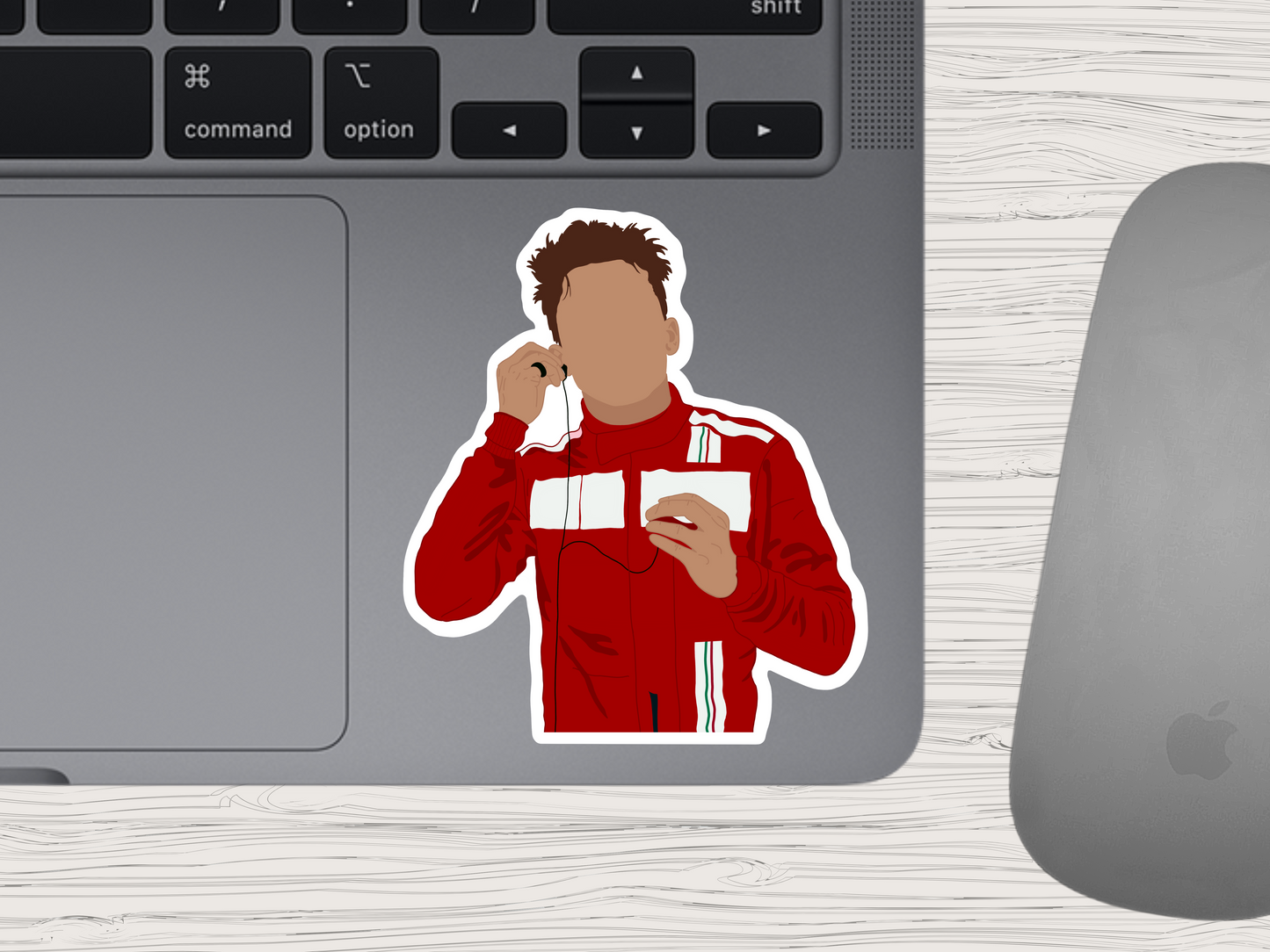 charles leclerc | suit up sticker