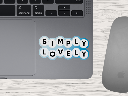 simply lovely | max sticker