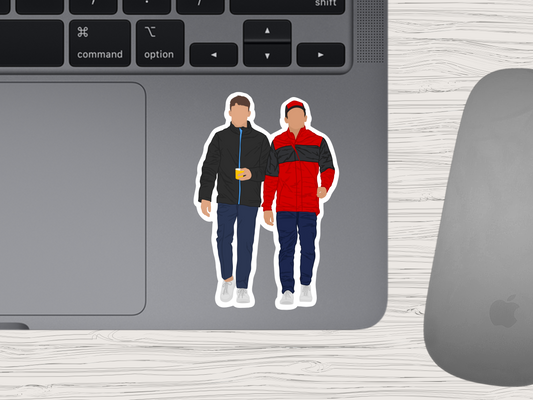 charles and pierre | f1 besties sticker