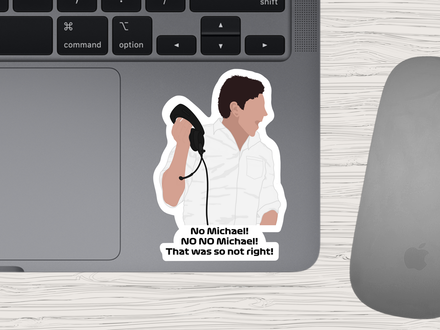 toto wolff | no! michael no! sticker