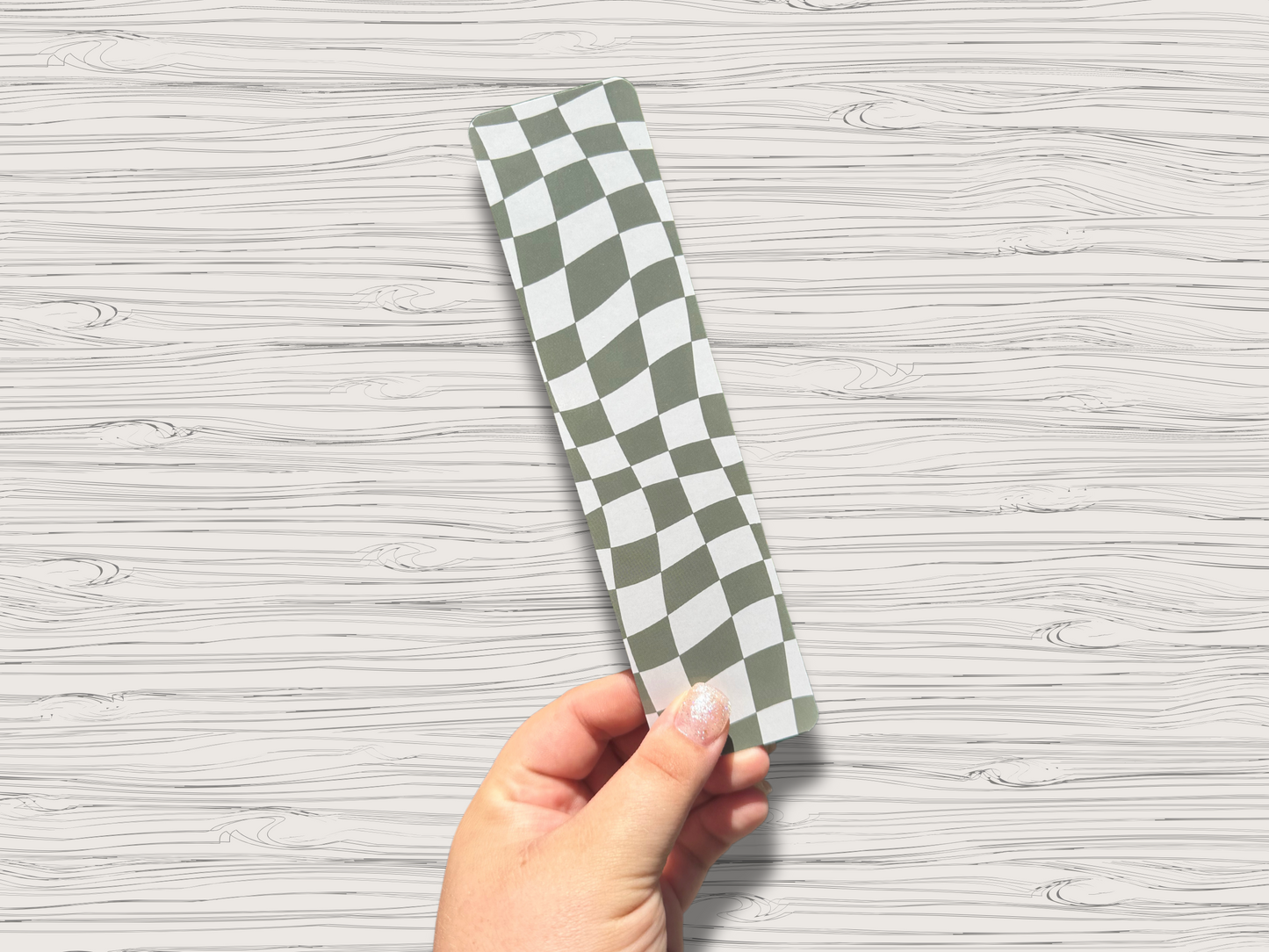 f1 bookmark | checkered print