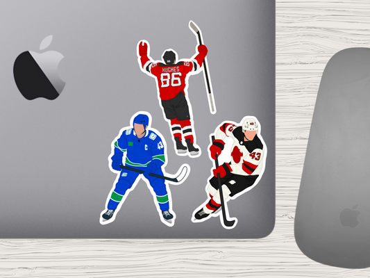 hughes brothers | nhl sticker pack