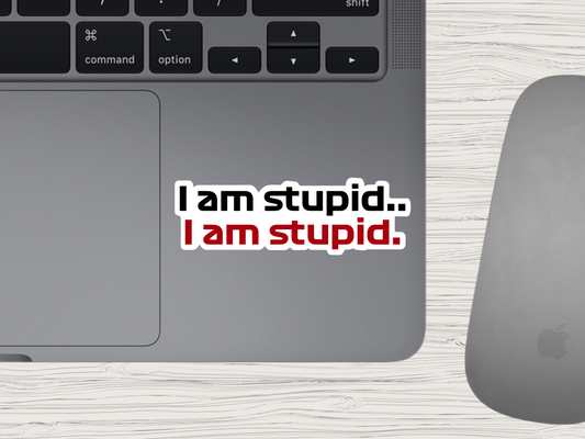 charles leclerc | i am stupid sticker