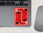 driver boots | rodeo ready sticker