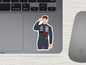 arthur leclerc | suit up sticker