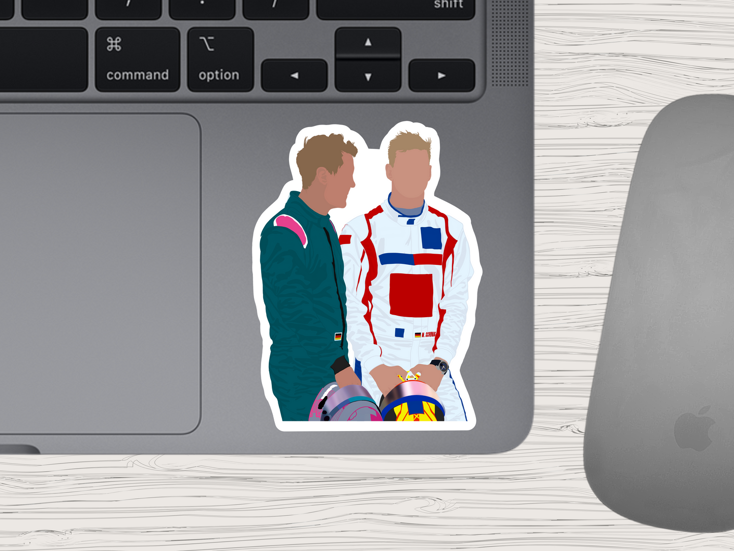 sebastian and mick | f1 duos sticker