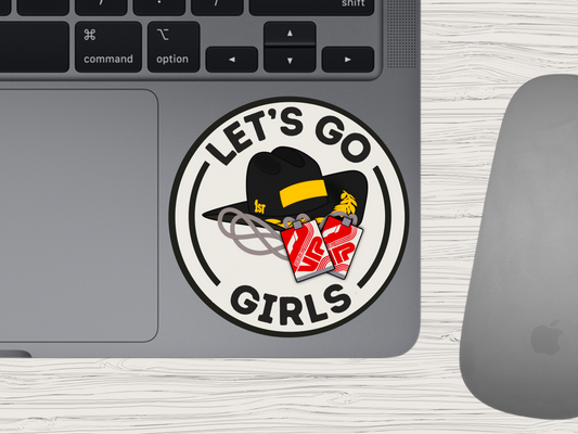 f1 | let's go girls sticker