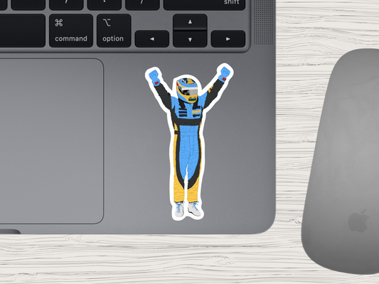 fernando alonso | world champion sticker