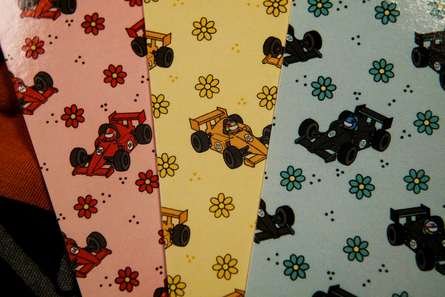 speedy racers bookmark | racing print