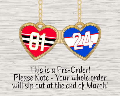 Pre-Order | heated rivalry keychains - 2 pieces included! | magnetic hockey keychains