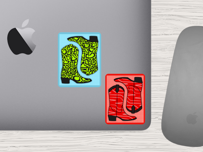 driver boots | rodeo ready sticker